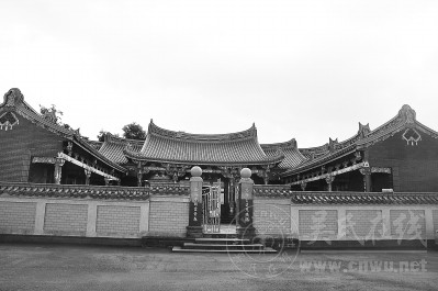 这是台湾桃园吴氏宗祠。(资料图片)